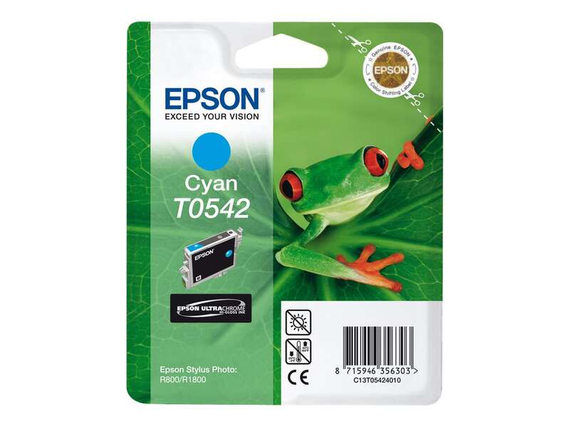 Epson T0542 Cyan Cartucho de Tinta Original - C13T05424010 - Prinkweb
