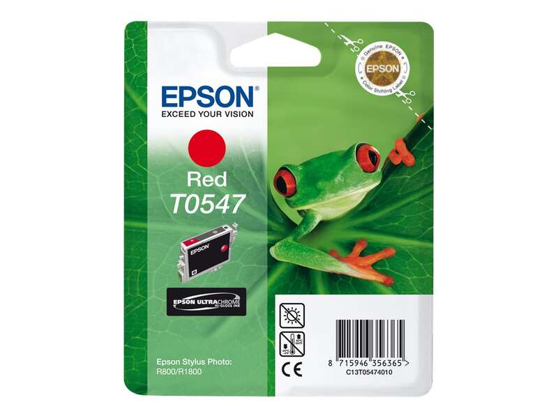 Epson T0547 Rojo Cartucho de Tinta Original - C13T05474010 - Prinkweb