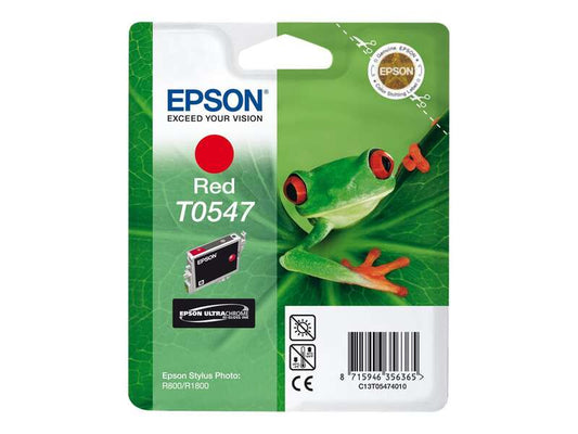 Epson T0547 Rojo Cartucho de Tinta Original - C13T05474010 - Prinkweb