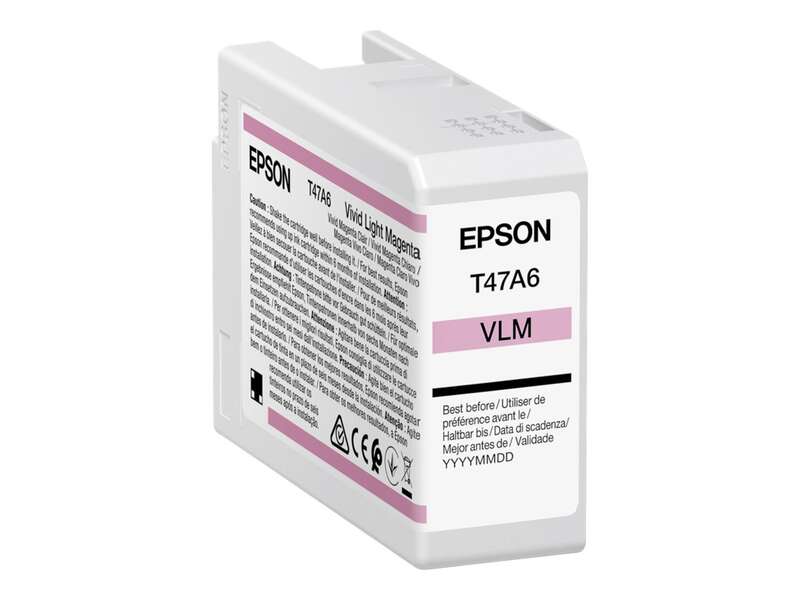 Epson T47A6 Magenta Light Vivido Cartucho de Tinta Original - C13T47A600 - Prinkweb