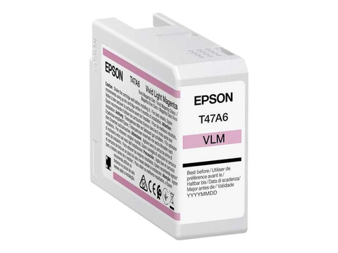 Cartucho de tinta original Epson T47A6 Magenta Claro Vibrante - C13T47A600