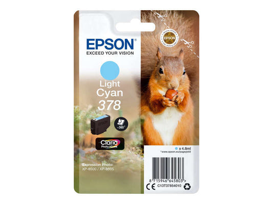 Epson 378 Cyan Light Cartucho de Tinta Original - C13T37854010 - Prinkweb