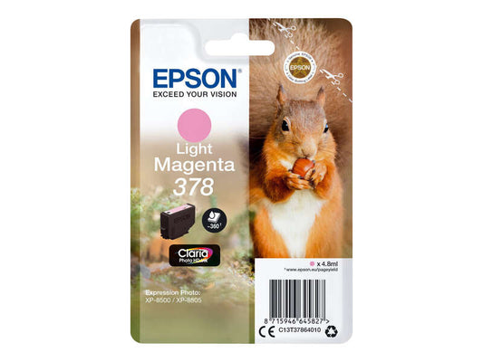 Epson 378 Magenta Light Cartucho de Tinta Original - C13T37864010 - Prinkweb
