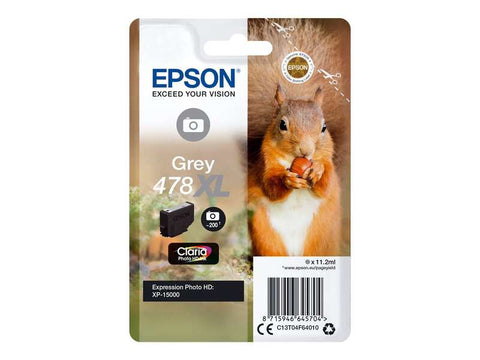 Epson 478XL grisa Jatorrizko tinta-kartutxoa - C13T04F64010