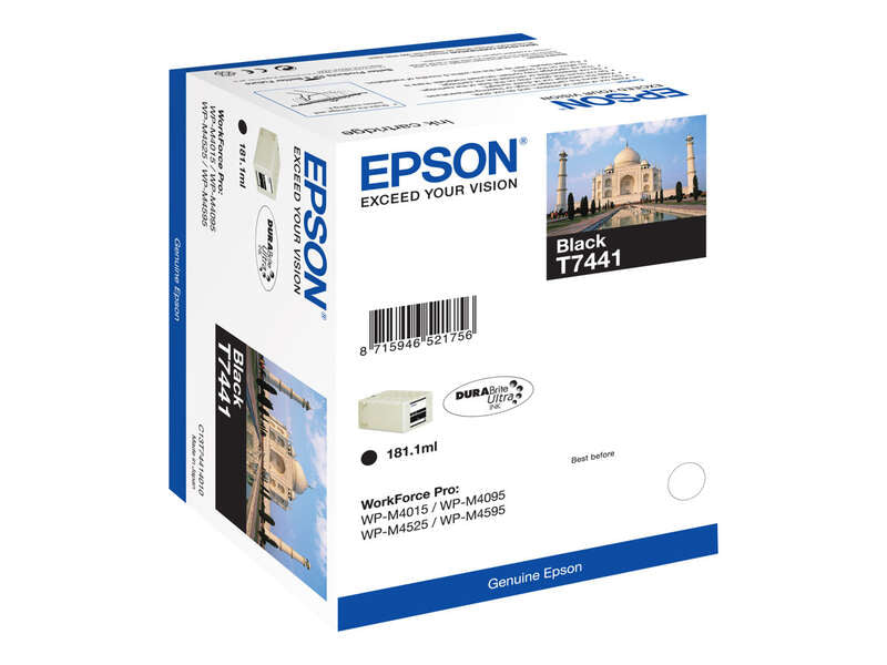 Epson T7441 Negro Cartucho de Tinta Original - C13T74414010 - Prinkweb