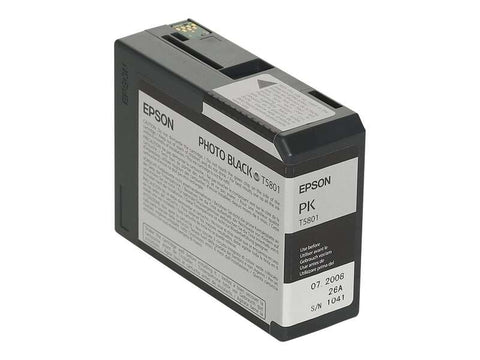 Cartucho de tinta fotográfica original preto Epson T5801 - C13T580100