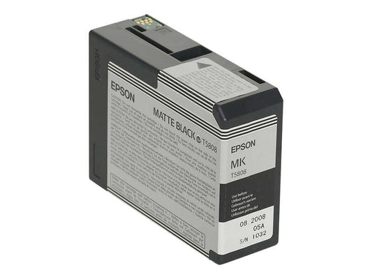 Epson T5808 Negro Mate Cartucho de Tinta Original - C13T580800 - Prinkweb
