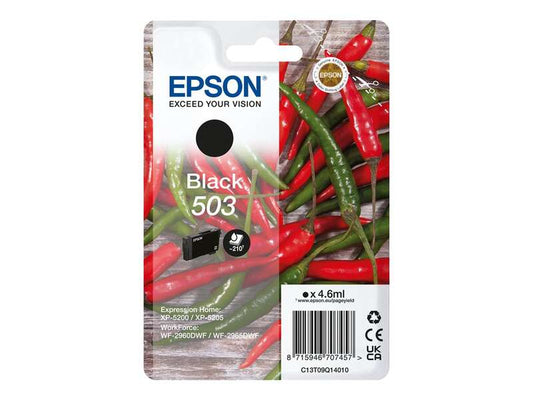 Epson 503 Negro Cartucho de Tinta Original - C13T09Q14010 - Prinkweb