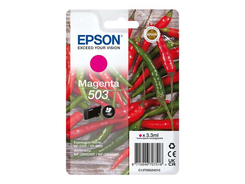 Epson 503 Magenta Cartucho de Tinta Original - C13T09Q34010 - Prinkweb