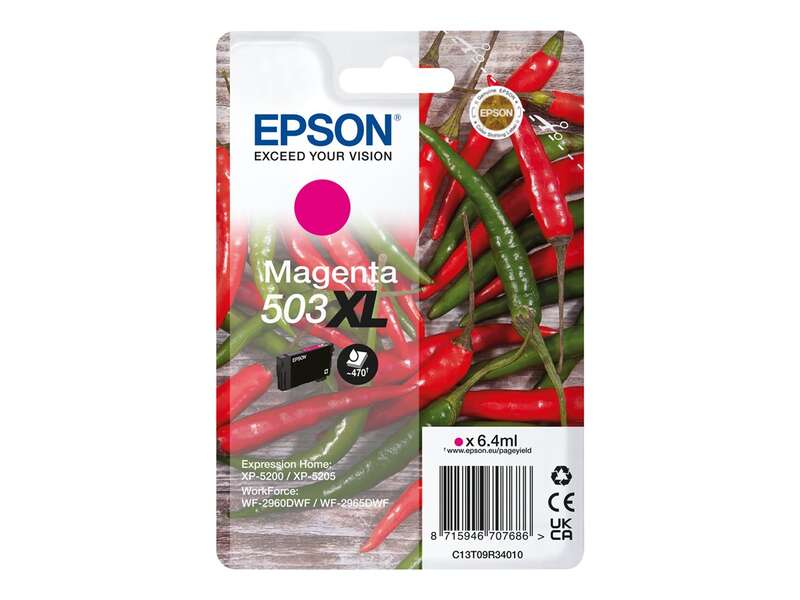 Epson 503XL Magenta Cartucho de Tinta Original - C13T09R34010 - Prinkweb