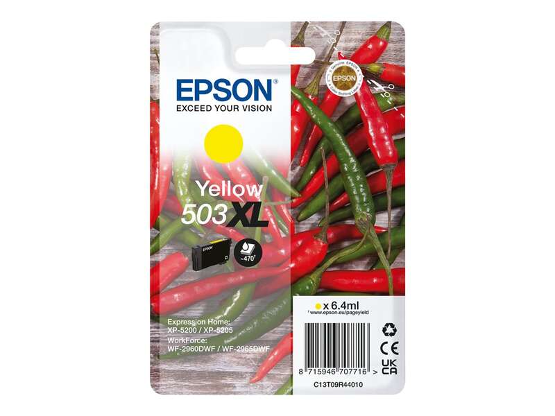 Epson 503XL Amarillo Cartucho de Tinta Original - C13T09R44010 - Prinkweb