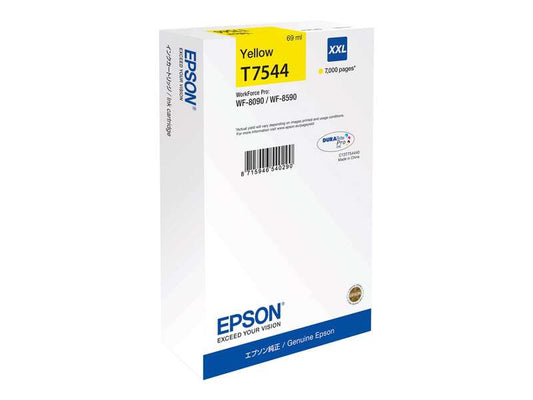 Epson T7544 Amarillo Cartucho de Tinta Original - C13T754440/C13T75444N - Prinkweb
