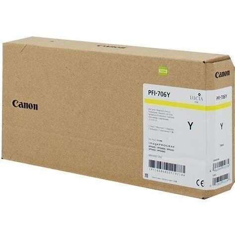 Canon PFI706 Amarillo Cartucho de Tinta Original - 6684B001 - Prinkweb