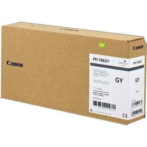 Canon PFI706 Gris Cartucho de Tinta Original - 6690B001 - Prinkweb