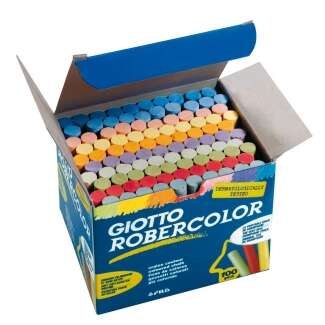 Giotto Robercolor Tizas Redondas de Colores - Testadas Dermatologicamente - Compactas y