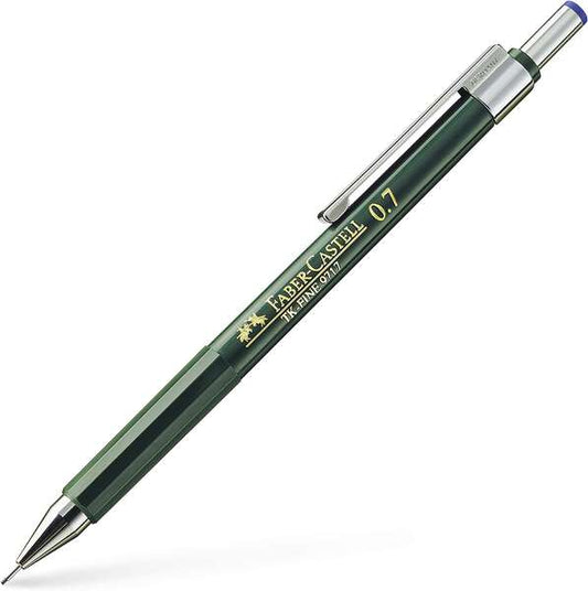Porte-mine Faber-Castell TK-Fine 9713 - Mine HB - Largeur de trait 0,7 mm - Gomme intégrée
