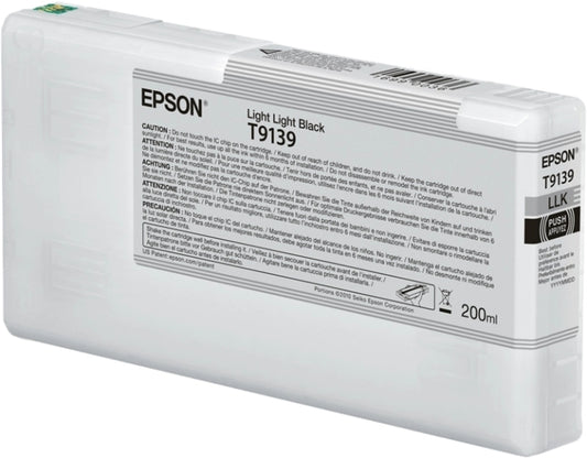 Epson T9139 Negro Light Light Cartucho de Tinta Original - C13T913900 - Prinkweb