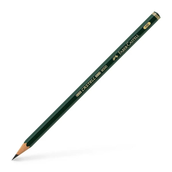 Crayon graphite Faber-Castell Castell 9000 HB - Mine incassable - Écologique