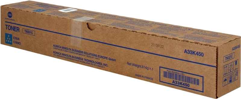 Konica Minolta TN321 Cyan Cartucho de Toner Original - TN321C/A33K450 - Prinkweb