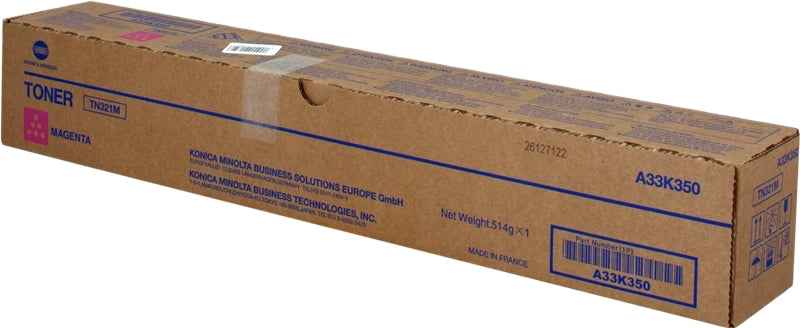 Konica Minolta TN321 Magenta Cartucho de Toner Original - TN321M/A33K350 - Prinkweb