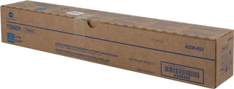 Konica Minolta TN512 Cyan Cartucho de Toner Original - TN512C/A33K452 - Prinkweb