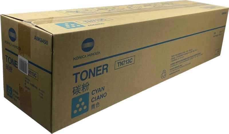 Konica Minolta TN713C Cyan Cartucho de Toner Original - TN713C/A9K8450 - Prinkweb