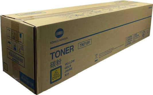 Konica Minolta TN713Y Amarillo Cartucho de Toner Original - TN713Y/A9K8250 - Prinkweb