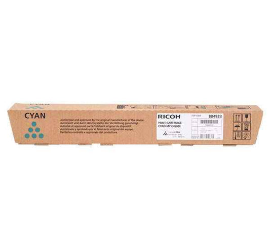 Ricoh Aficio MP-C3500/MP-C4500 Cyan Cartucho de Toner Original - 884933/888611/842037 - Prinkweb