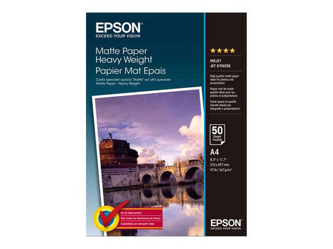 Epson C13S041256 A4 argazki-papera, 167 g - akabera matea - 50 orri - tintazko inprimagailuetarako