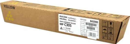 Ricoh Aficio MP-C305/MP-C305SPF Amarillo Cartucho de Toner Original - 842080/841597/MPC305E - Prinkweb