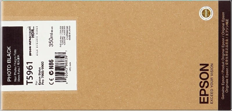 Epson T5961 Negro Photo Cartucho de Tinta Original - C13T596100 - Prinkweb