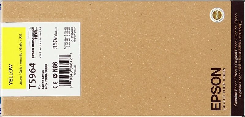 Epson T5964 Amarillo Cartucho de Tinta Original - C13T596400 - Prinkweb