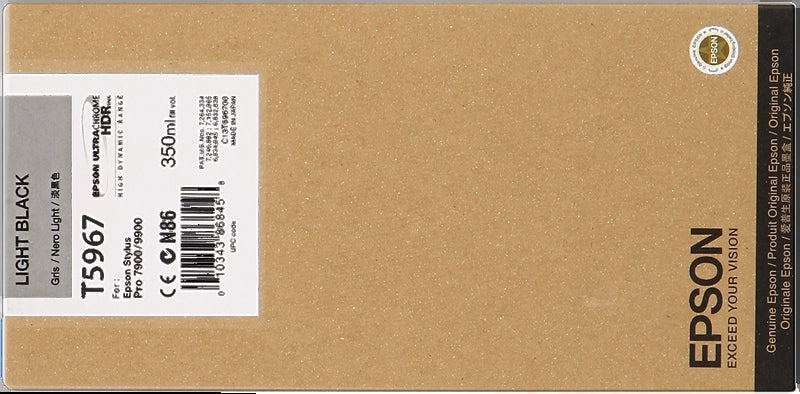 Epson T5967 Negro Light Cartucho de Tinta Original - C13T596700 - Prinkweb