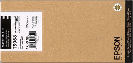 Epson T5968 Negro Mate Cartucho de Tinta Original - C13T596800 - Prinkweb