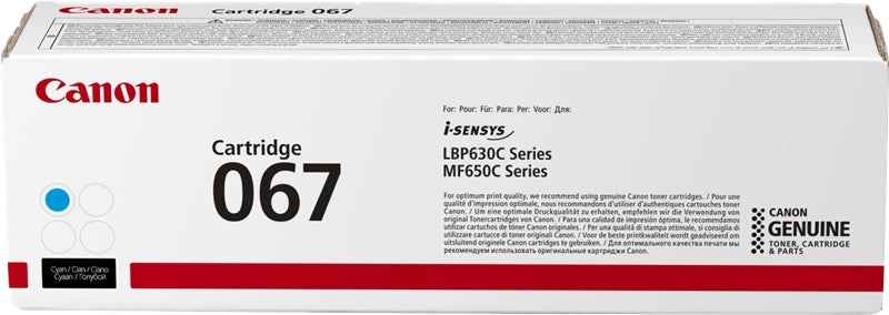 Canon 067 Cyan Cartucho de Toner Original - 5101C002 - Prinkweb