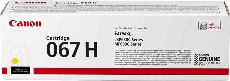 Canon 067H Amarillo Cartucho de Toner Original - 5103C002 - Prinkweb