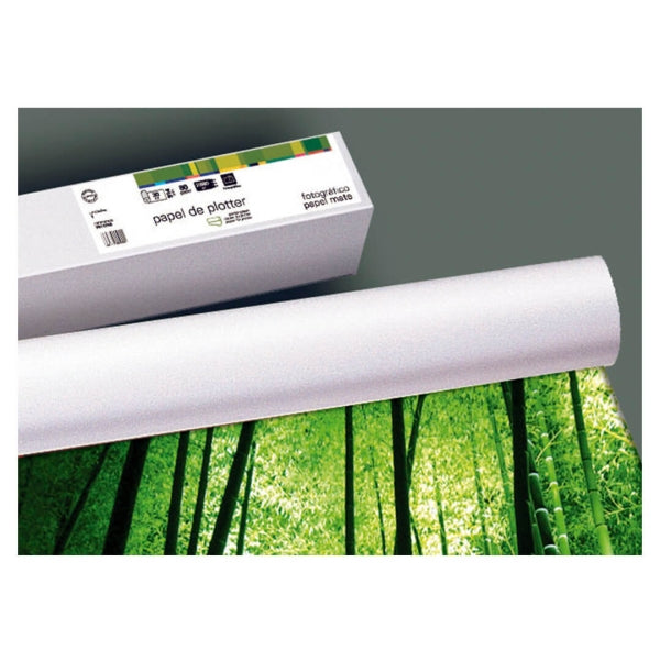 Fabrisa Bobina de Papel para Plotter Mate 140gr - Medidas 1067mm x 30m - Prinkweb