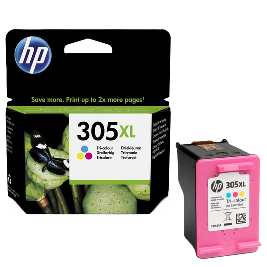 HP 305XL Color Cartucho de Tinta Original - 3YM63AE