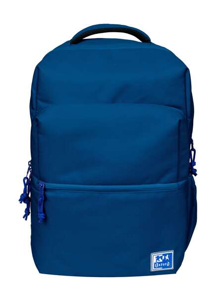 Oxford B-Ready Mochila Escolar - Tirantes Acolchados y Ajustables - Tamaño 42x30x15cm - Color Azul Marino - Prinkweb
