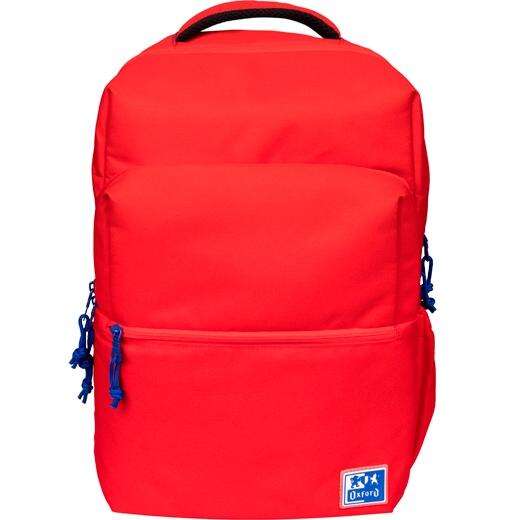 Oxford B-Ready Mochila Escolar - Tirantes Acolchados y Ajustables - Tamaño 42x30x15cm - Color Rojo - Prinkweb