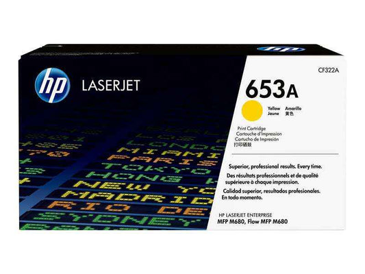 HP CF322A Amarillo Cartucho de Toner Original - 653A - Prinkweb