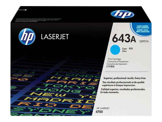 HP Q5951A Cyan Cartucho de Toner Original - 643A - Prinkweb