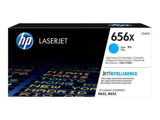 HP CF461X Cyan Cartucho de Toner Original - 656X - Prinkweb