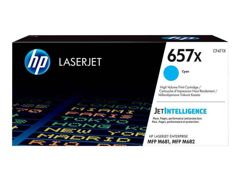 HP CF471X Cyan Cartucho de Toner Original - 657X - Prinkweb
