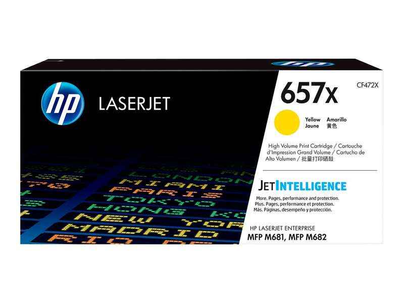 HP CF472X Amarillo Cartucho de Toner Original - 657X - Prinkweb