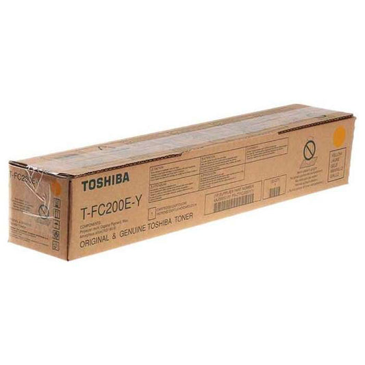 Toshiba T-FC200EY Amarillo Cartucho de Toner Original - 6AJ00000262/6AJ00000198/6AJ00000131 - Prinkweb