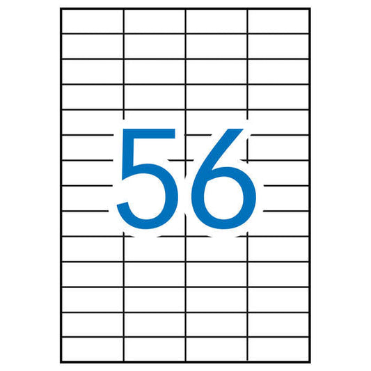 Étiquettes blanches amovibles Apli 52,5 x 21,2 mm, 100 feuilles 