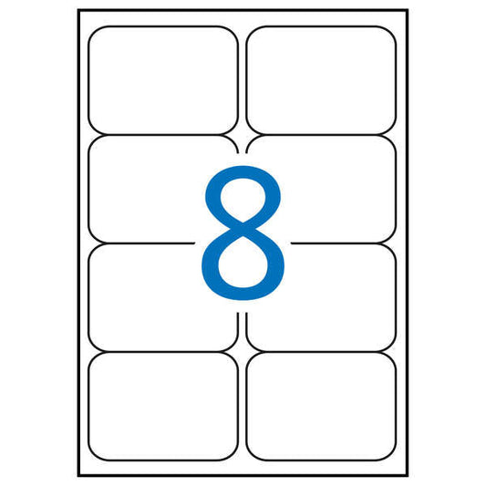 Apli Etiquetas Verde Fluorescente Permanentes 99.1 x 67.7mm 100 Hojas - Prinkweb