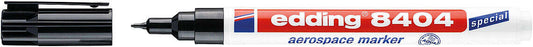 Marqueur permanent Edding 8404 Aerospace - Écrit sur métal - Pointe ronde - Largeur de trait : 0,75 mm