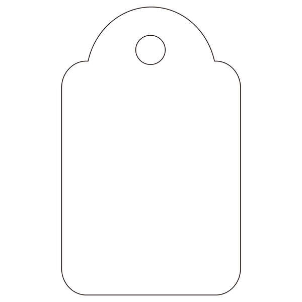 Apli Etiquetas Colgantes Blancas 18 x 29mm 200 U. - Prinkweb
